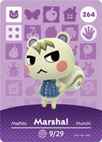 Carte Amiibo Animal Crossing 283 Greggae / Frank [EUR] Série