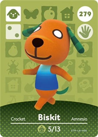 Carte Amiibo Animal Crossing 127 Poquette / Kitt Série 2 [EUR] - Near Mint