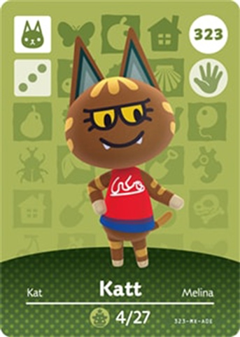 Amiibo Card 323 Katt CeX (UK): Buy, Sell, Donate
