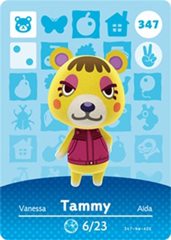 Carte amiibo Animal Crossing officielle n° 360 Marcel - Rod - Collection