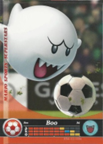 Amiibo Card Mario Sports Superstars 056 Boo Soccer - CeX (UK): - Buy ...