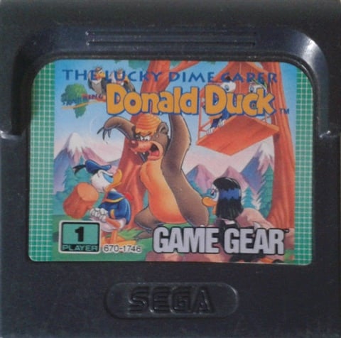 RAAAARE Donald Duck The Luck Dime Caper Game Gear Vintage Video Game