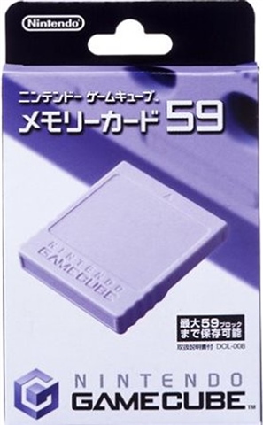official nintendo gamecube memory card