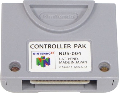 n64 memory card controller pak
