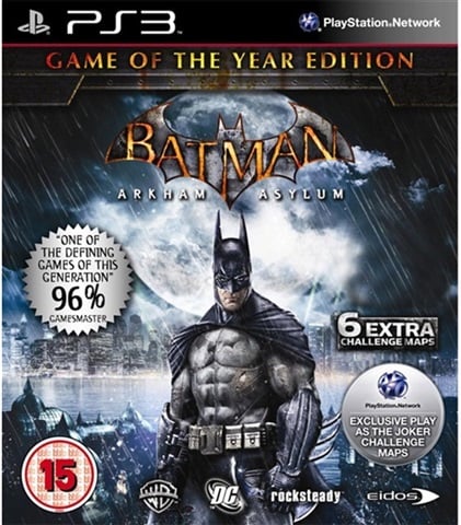 Batman: Arkham Asylum (15) Game of the Year Ed. - CeX (UK): - Buy, Sell,  Donate