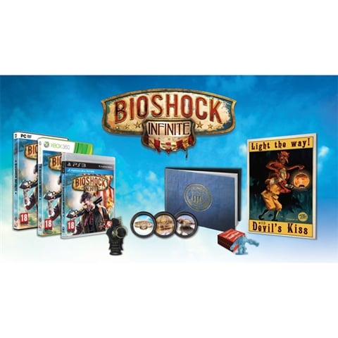 Bioshock Infinite Premium Ed Artbook Figurine Lithograph Keyring Cex Uk Buy Sell Donate