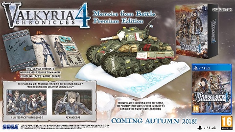 Valkyria Chronicles 4 - Edition Collector Pour PS4 - Neuf Sous Blister Scellé