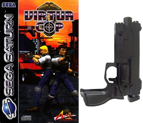 Virtua Cop Sur Sega Saturn - 1995 - Version Japonaise NTSC-J Avec Spine