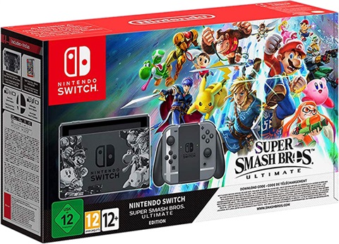Switch Console, 32GB Smash Bros+Smash Grey Joy-Con, (No Game) Boxed - CeX  (UK): - Buy, Sell, Donate