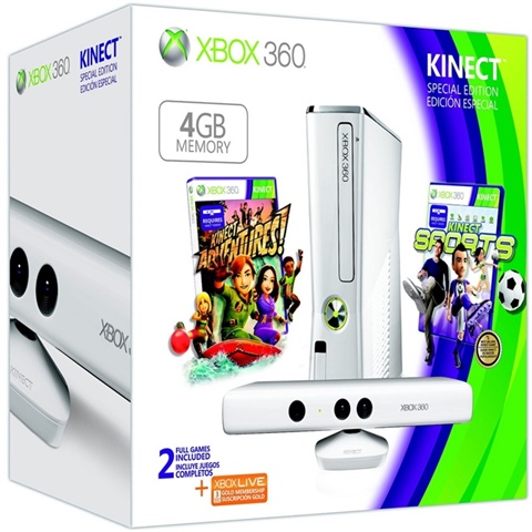 Xbox 360 Slim Black Wi-Fi Console 250gb + HDMI + Genuine Controller +  Kinect