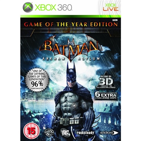 Batman Arkham Asylum (15) GOTY Ed. - CeX (UK): - Buy, Sell, Donate