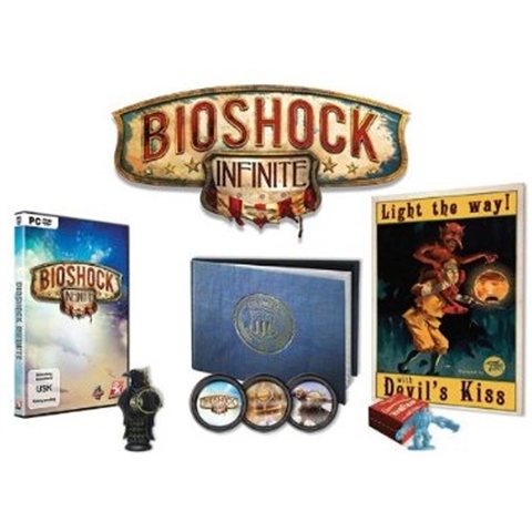Bioshock Infinite Premium Ed W Figure Artbook Lithograph Keychain Cex Uk Buy Sell Donate