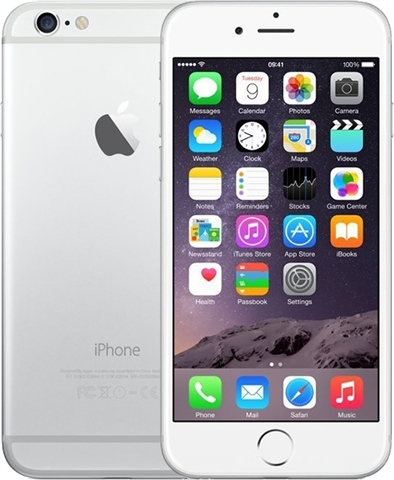 iPhone 6 16GBシルバー バッテリー100% iPhone - iPhone6 16GB シルバー バッテリー100% ムスビー｜○ハピネス