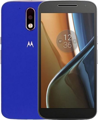 Cover Ultra-Sottile Moex Per Moto G4/G4 Plus – Blu Scuro Metallico, Rigida Anti-Graffio