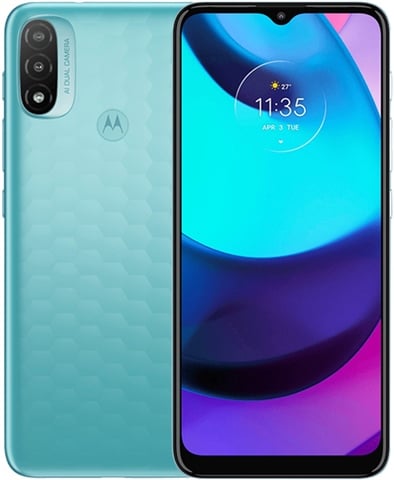 moto e20 coastal blue