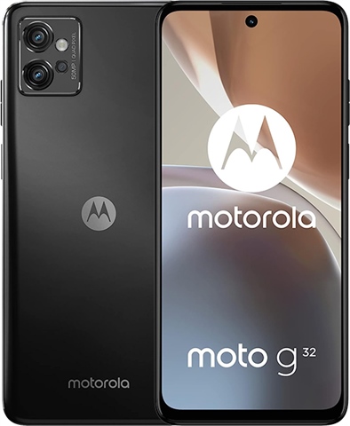 Motorola G32 Smartphone In Satin Silver – 50 MP Kamera, Wasserabweisend, Dolby Atmos Sound | Side Fingerprint, 16 MP Selfie-Kamera