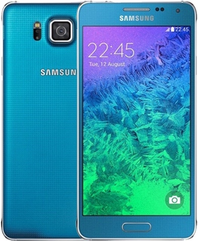 samsung galaxy alpha blue