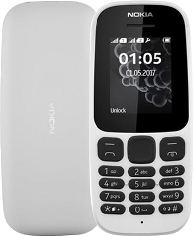 white nokia 105