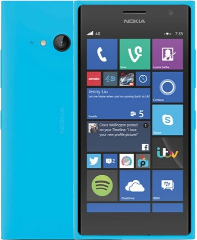 Windows Phone O2 Nokia Lumia 735 Blue, O2 C - CeX (UK): - Buy, Sell, Donate