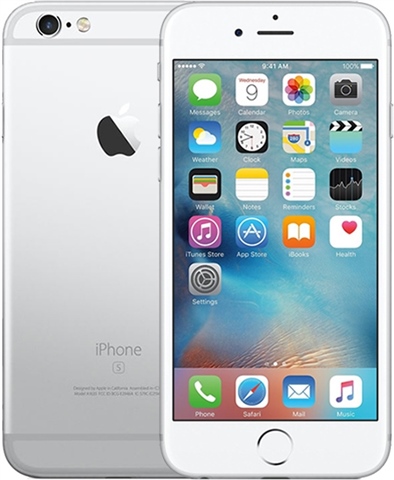 Apple iPhone 6S 128GB Silver, O2 C - CeX (UK): - Buy, Sell, Donate