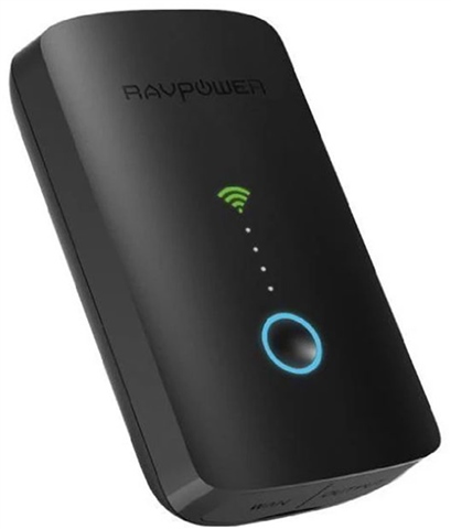 RAVPower All in 1 FileHub Wireless Router with 6000mAh Power Bank RP ...