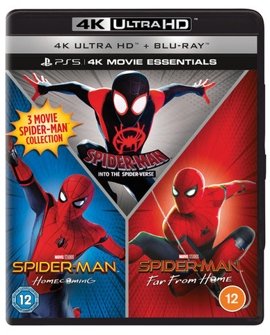 Spider-Man:Far From Home/Homecoming/Spider-Verse (12) 4K UHD+BR (6