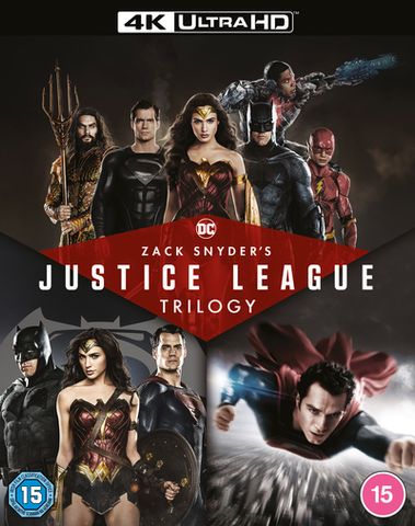 Zack Snyder's Justice League Trilogy (15) 4K UHD (4 Disc) CeX