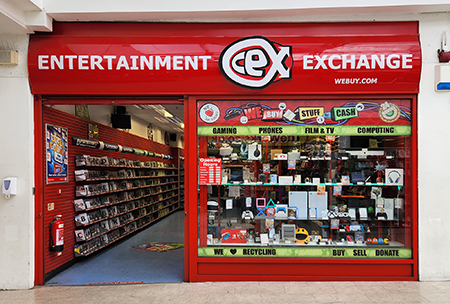 cex video game store